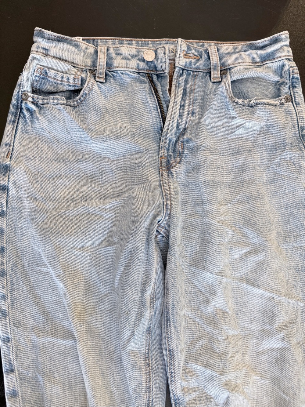 American Eagle Outfitters Light Blue Distressed Women's Jeans - Picture 2 of 7